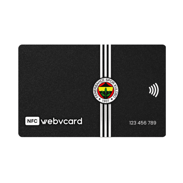 Fenerbahçe Taraftar Temassız Webvcard