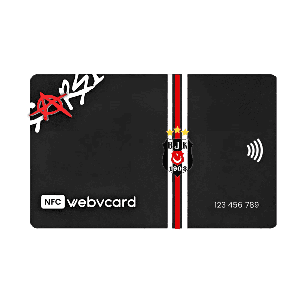 Beşiktaş Taraftar Çarşı Temassız Webvcard